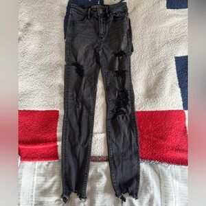 American Eagle Outfitters Black High Rise Jeans